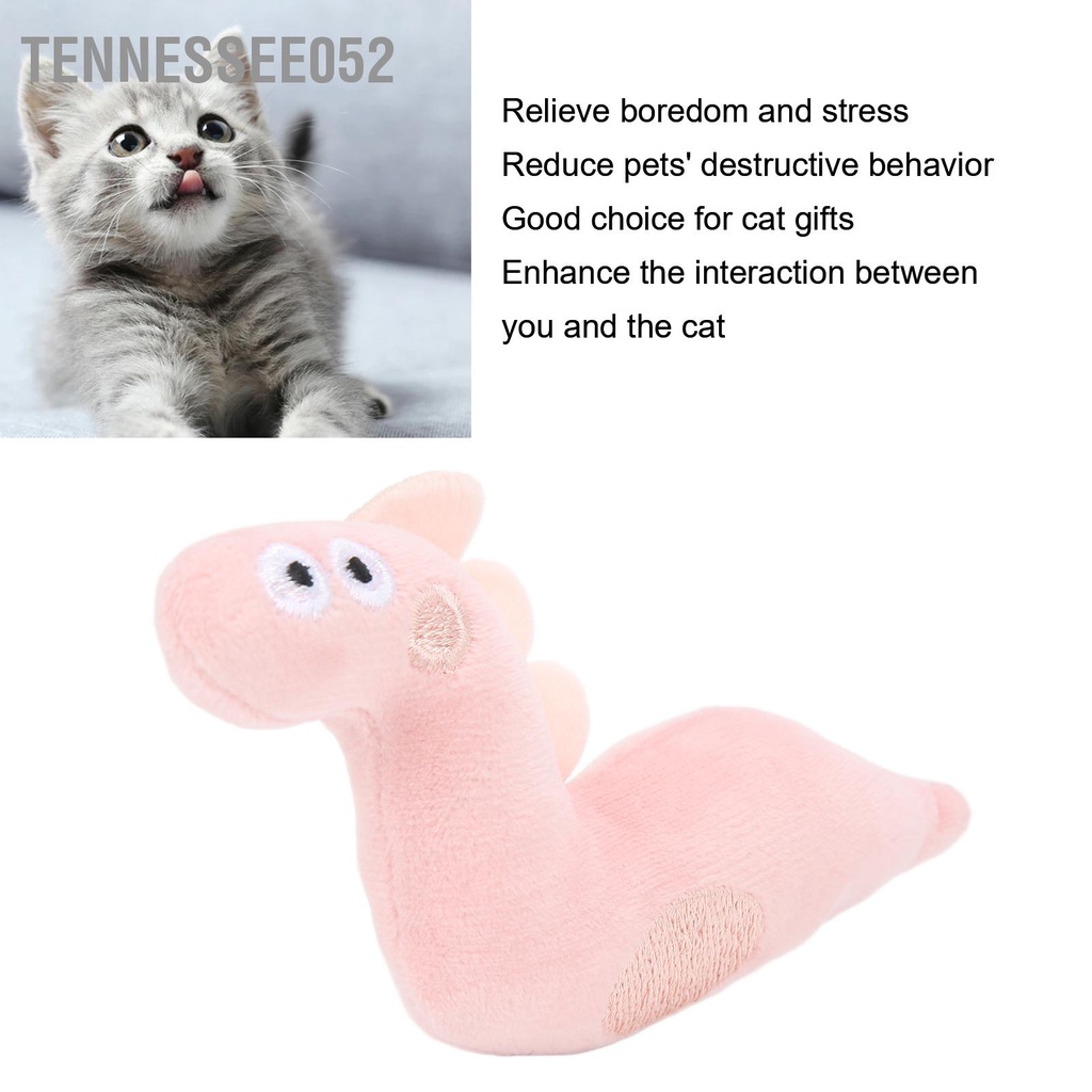 Tennessee052 Catnip Đồ chơi Mèo sang trọng Làm sạch răng trong nhà Giảm bớt sự buồn chán và căng thẳng Kitty tương tác để trêu chọc mèo