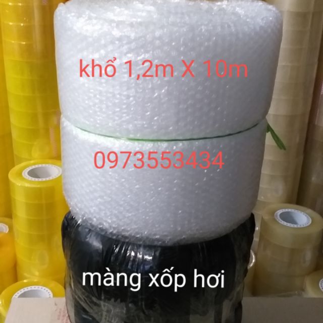 Cuộn BÓNG KHÍ, XỐP HƠI, XỐP NỔ kt: 1,2m X 10m