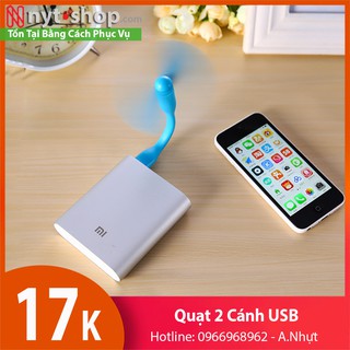 Quạt USB 2 cánh mini tháo rời