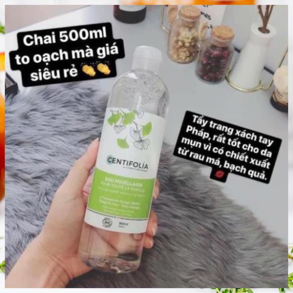 Nước Tẩy Trang Rau Má Centifolia Eau Micellaire Pháp