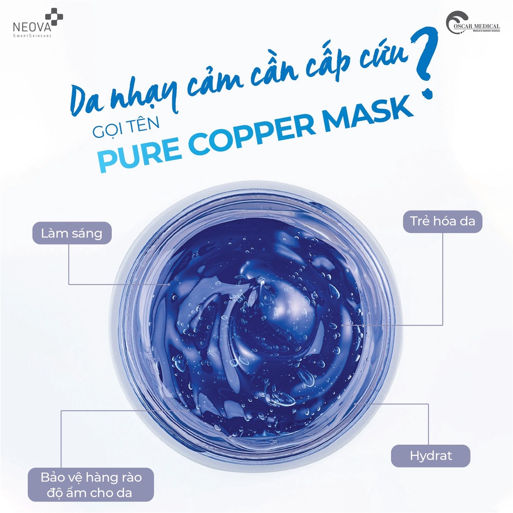 Neova Pure Copper Mask 50ml – Mặt nạ dạng gel dưỡng ẩm sâu cho da