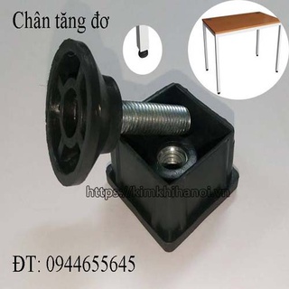 Chân tăng chỉnh chiều cao hộp vuông 30x30