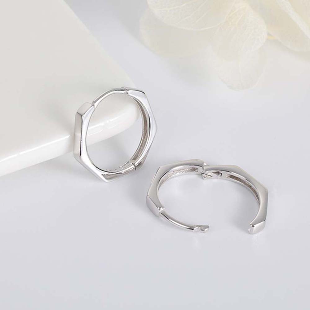 Bông Tai Hình Bát Giác Thời Trang Nữ Tính