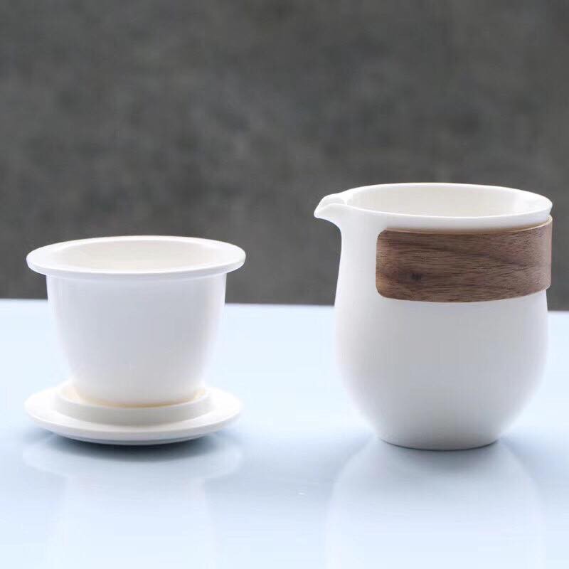 Sét trà du lịch bằng gốm, xinh xắn, tiện lợi