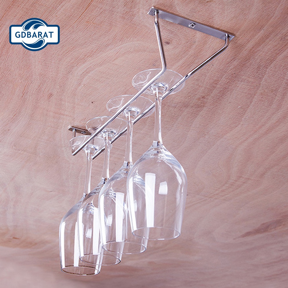 Giá Đỡ Ly Rượu Gắn Tường Tiện Dụng Cho Nhà Bếp / Quán Bar