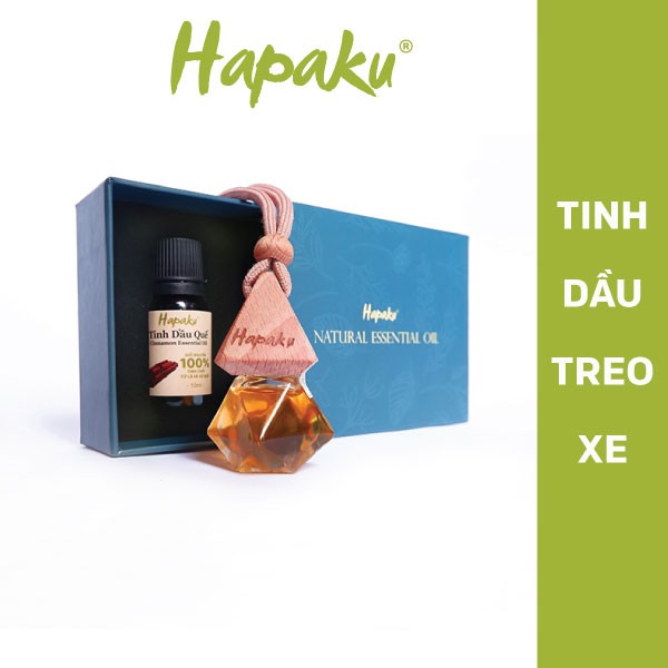 Sét 2 Tinh Dầu Treo Xe Nguyên Chất 100%, Khử Mùi Hôi - Hapaku