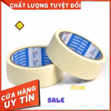 Băng keo giấy 1.2F 2.5F 3.5F 5F băng keo chặn màu