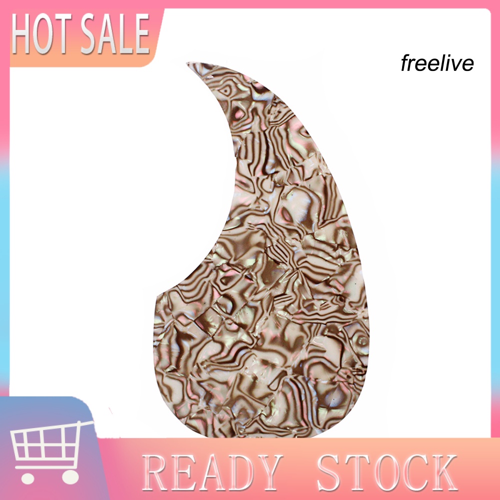 BLP_ Stylish Comma Shape Folk Acoustic Guitar Pickguard Musical Instrument Parts