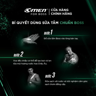 Sữa Tắm Nước Hoa X-Men For Boss Motion 650g