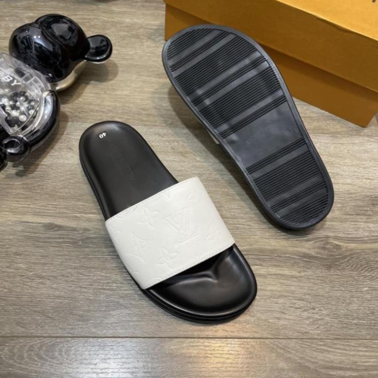 Dép LV Nam Đế Cao Su Cao Cấp - Dép Lê Nam LV Cao Cấp