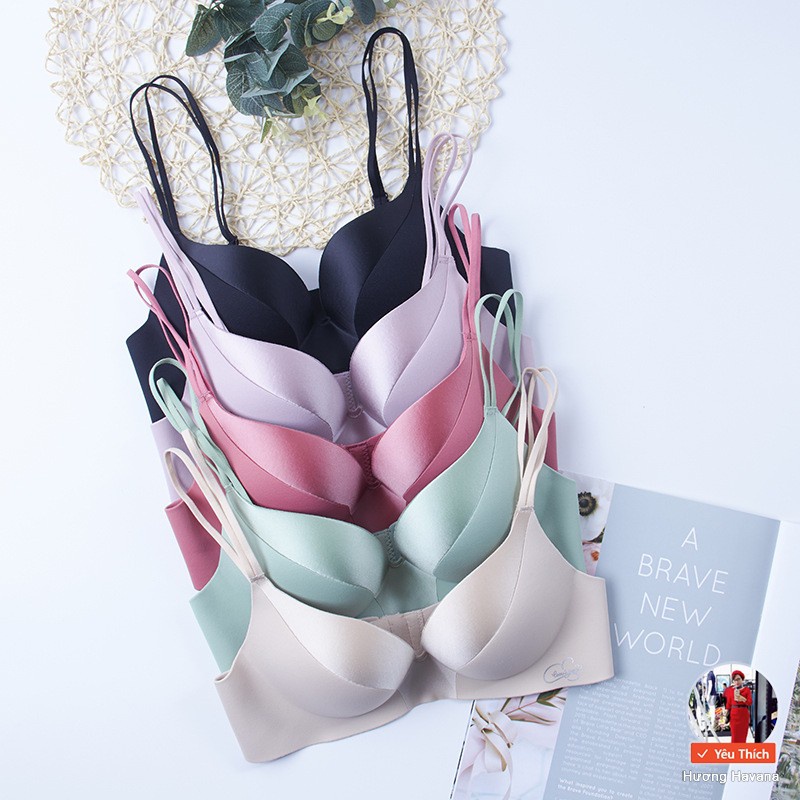 Áo lót su đúc phối lụa đệm dày siêu nâng tạo khe - hàng cao cấp - mã FLA41 | BigBuy360 - bigbuy360.vn