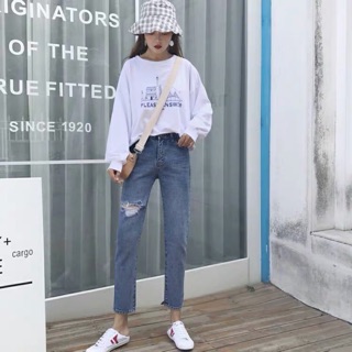 Quần jeans mài size S M L
