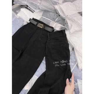 🔥🔥 Quần jean lưng cao túi ốp 2 khuy