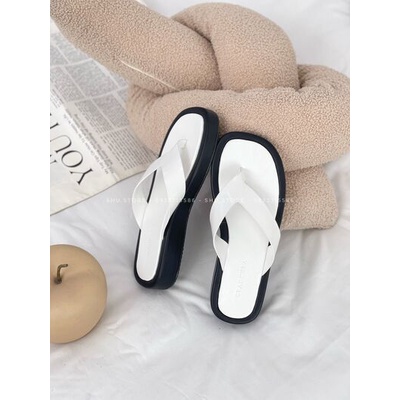 DÉP Xỏ Ngón mũi vuông viền Màu Đen nhiều màu Siêu Hot 2022