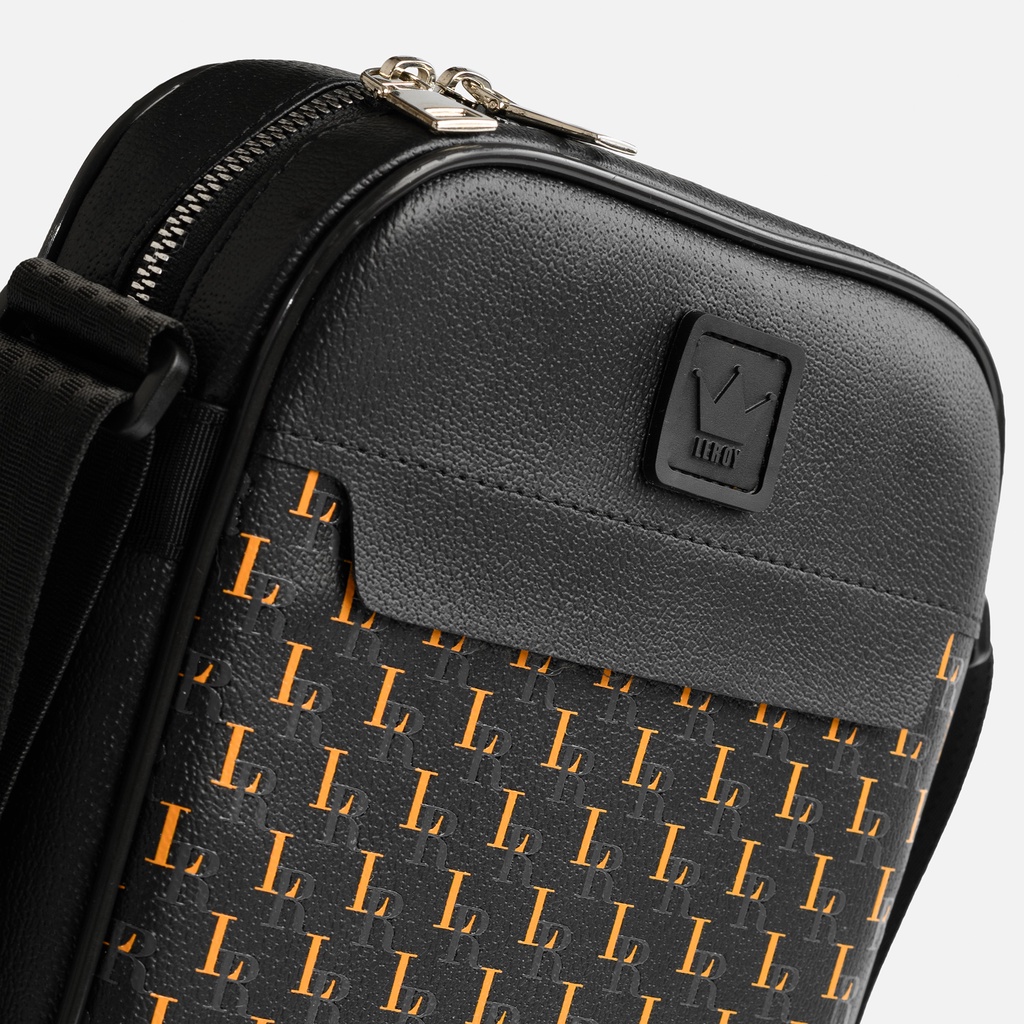 Túi đeo chéo da polyurethane cao cấp Leroy Elegance Crossover Bag - Fit được các loại thiết bị điện tử tới 8inch