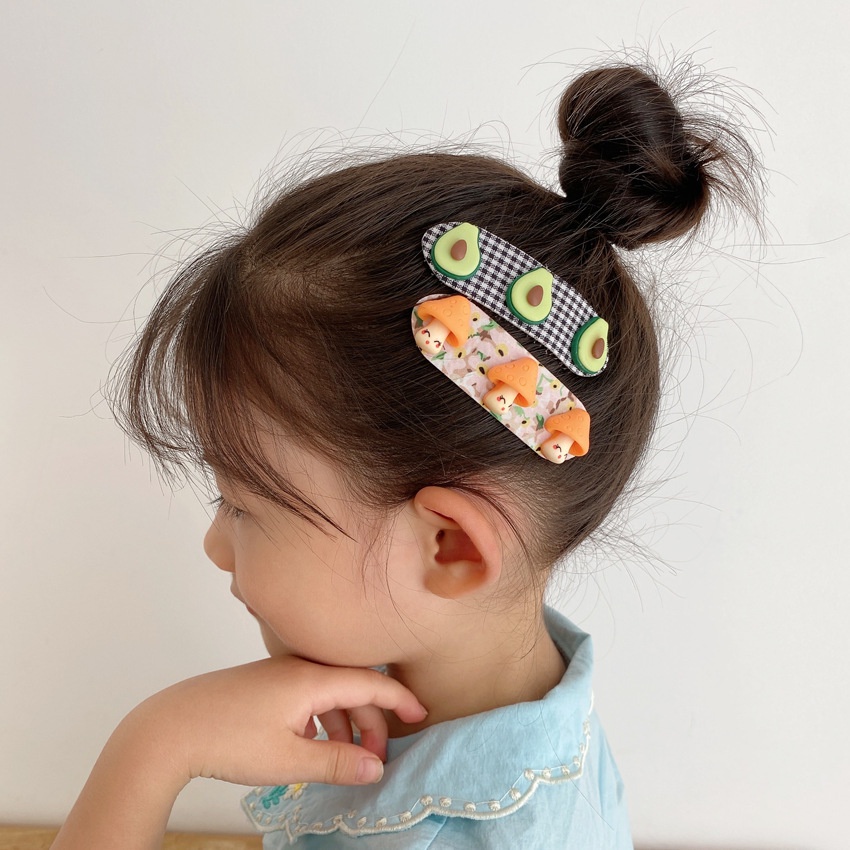 Miếng dán tóc mái dùng tạo kiểu không làm tổn thương tóc tiện lợi cho bé gái
