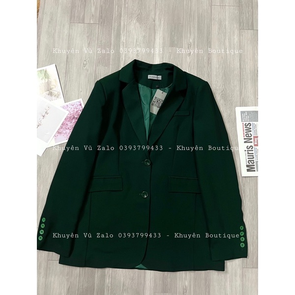 Áo Blazer MPB Form Rộng Qua Mông, 3 Màu Đen Và Trắng, Xanh (Ảnh Thật) | BigBuy360 - bigbuy360.vn