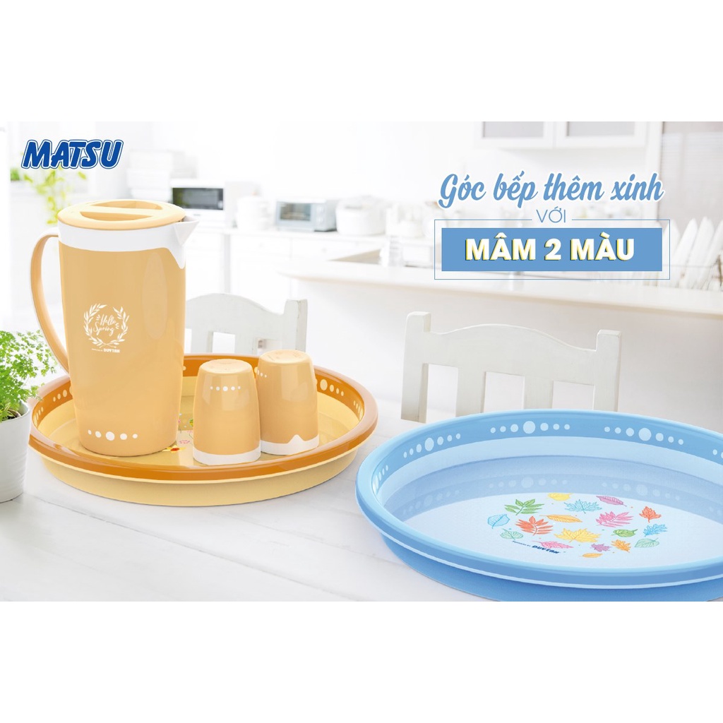 Khay tròn nhựa Duy Tân-Mâm nhựa duy tân