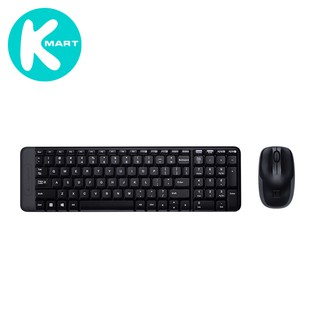 Combo Bàn Phím Chuột Logitech Không Dây MK220 - Hàng Chính Hãng