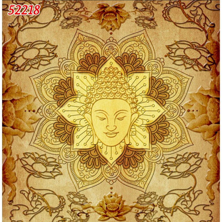 Tranh dán phòng thờ, bàn thờ trúc chỉ 3D 5D không thấm nước, không lo trôi màu