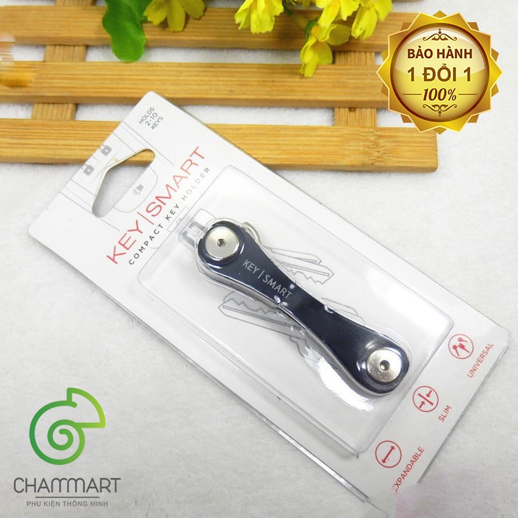 Key Smart móc chìa khóa đa năng móc giữ chìa khóa thép sơn tích điện cao cấp không gỉ siêu gọn thông minh