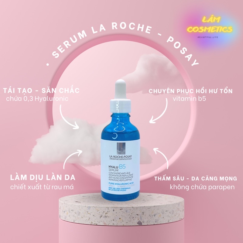 [50ML, 30ML] - SERUM CHUYÊN SÂU GIÚP PHỤC HỒI DA LA ROCHE-POSAY HYALU B5