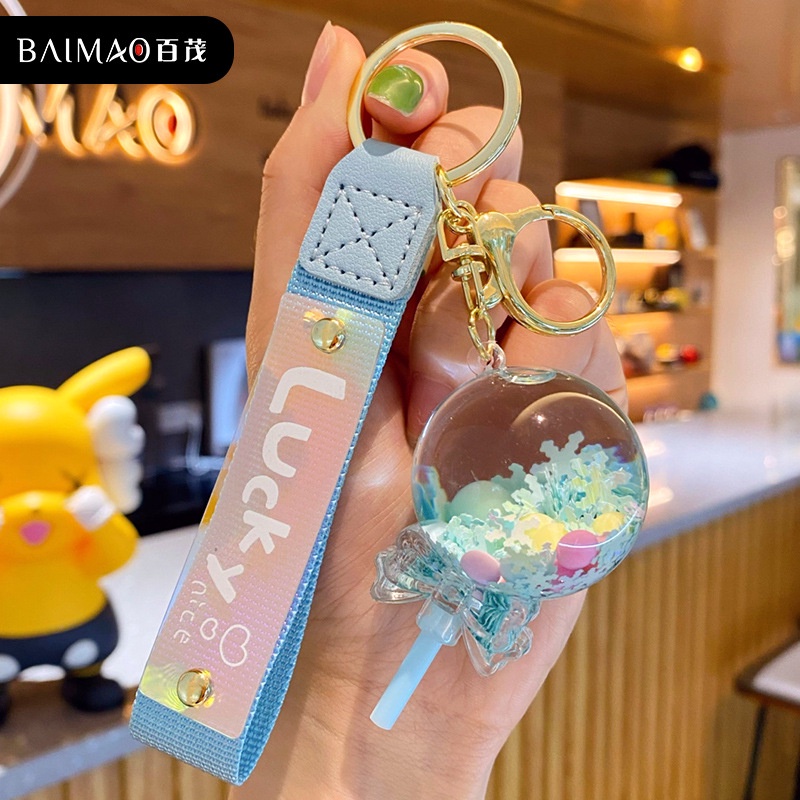 Móc Khóa Hình Viên Kẹo Mút Dễ Thương