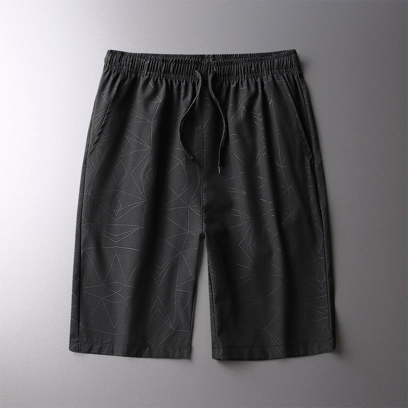 【zipper Pocket】Quần short lưng thun co giãn tốt thời trang mùa hè cho nam