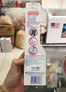 Bàn chải đánh răng Colgate Slim Soft charcoal