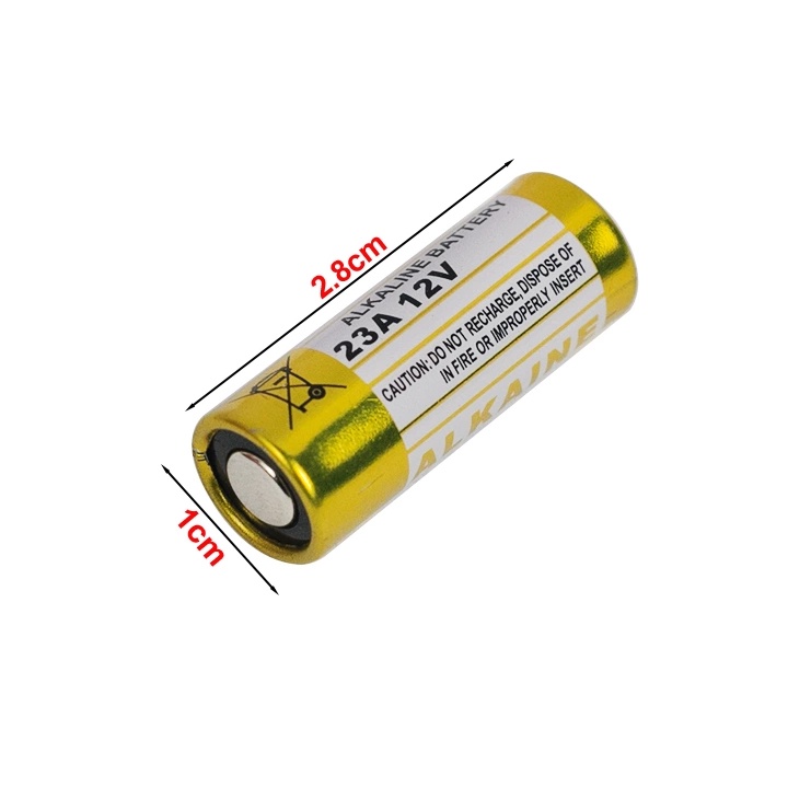 Pin 12V 23A Dùng Trong Điều Khiển Cửa Cuốn, Chìa Khóa Xe Máy