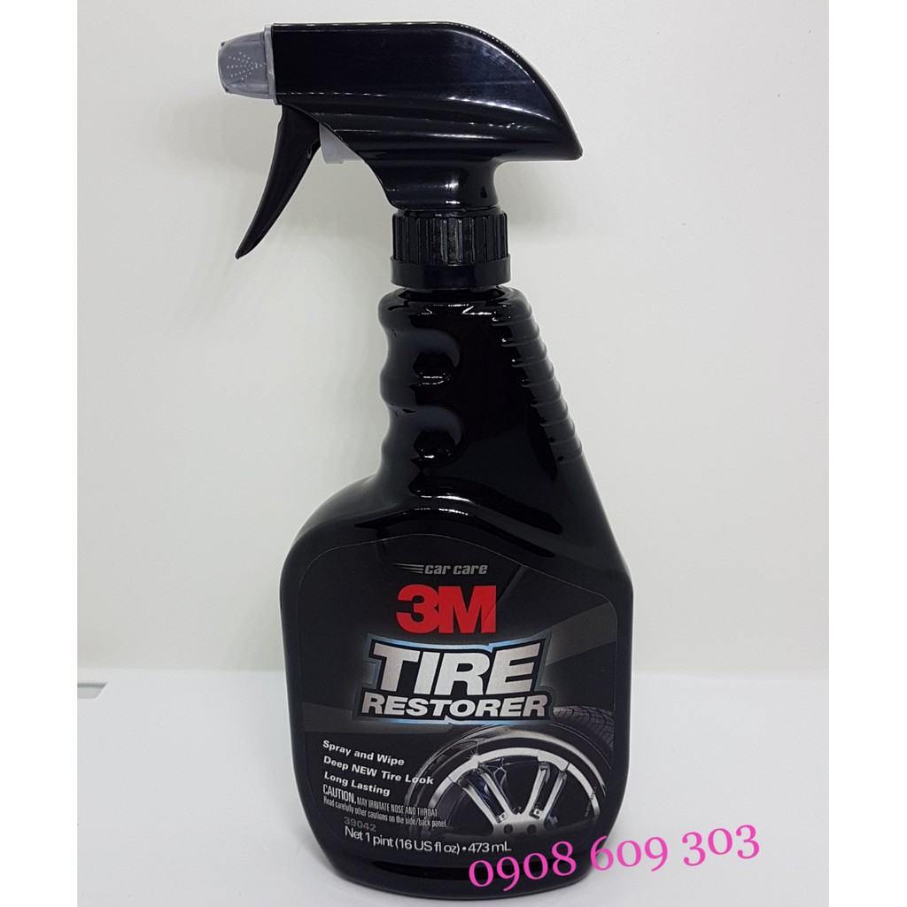 Bảo Dưỡng Làm Mới Lốp Vỏ Xe 3M-TIRE RESTORER 473ml