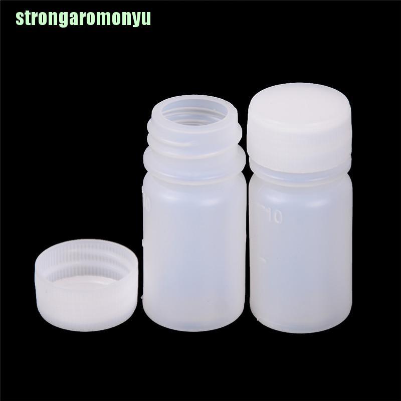 (Đang Bán) Bộ 10 Lọ Nhựa Trong Suốt Dung Tích 10ml