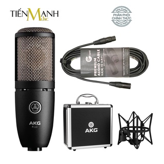 Mua  Tặng Cable  Chính Hãng Mỹ  AKG P220 Micro Vocal Condenser Thu Âm Phòng Studio  Mic Biểu Diễn Microphone Cardioid