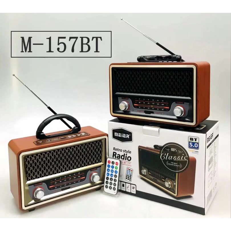 Đài FM Bluetooth MEIER M-157BT.