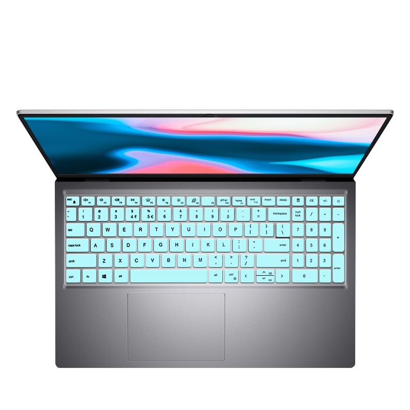 Ốp Bàn Phím Bằng Silicon Mềm Siêu Mỏng Chống Thấm Nước/Bụi Bẩn Cho 15.6 Inch Dell 15pro-5518 Vostro5510