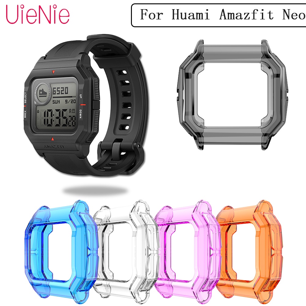 Ốp TPU mềm chống thấm nước chống sốc bảo vệ cho đồng hồ thông minh Huami-Amazfit Neo