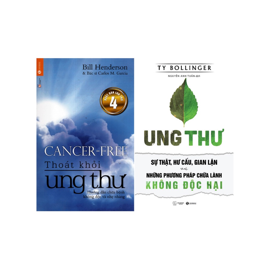 Sách-Combo Thoát Khỏi Ung Thư:HDẫn Chữa Bệnh Ko Độc Và Nhẹ Nhàng+Ung Thư-Sự Thật, Hư Cấu, Gian Lận Và Những PP Chữa Lành