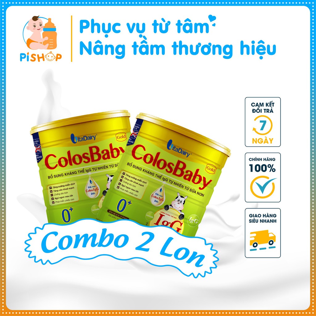 Combo 2 lon Sữa ColosBaby Gold 0+ 800g