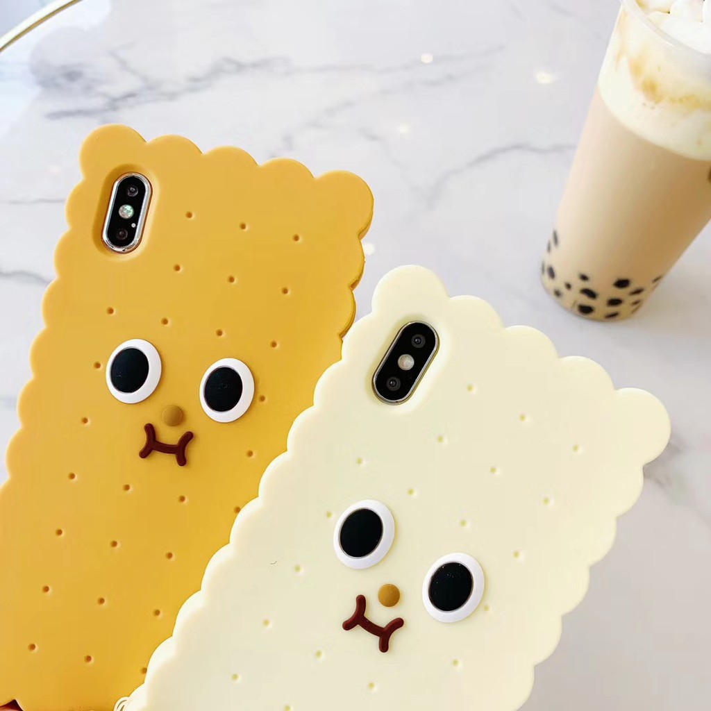 Ốp Điện Thoại Nhựa Mềm Hình Bánh Quy Cho iPhone14 13 12 Mini 11 PRO MAX 6 / 6s / 8plus X / XS XR XSMAX # HG778