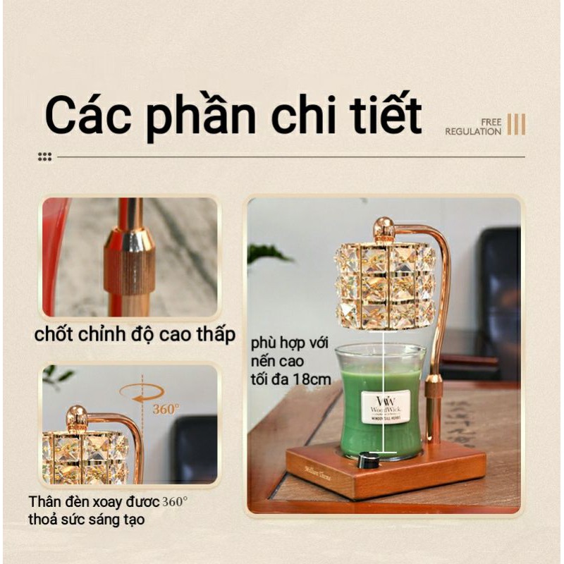 Đèn đốt nến phale điều chỉnh nhiều nấc ánh sáng