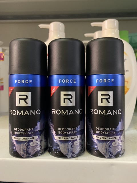 Xịt Khử Mùi Toàn Thân Cho Nam Romano Force 150ml (mầu xanh) | BigBuy360 - bigbuy360.vn