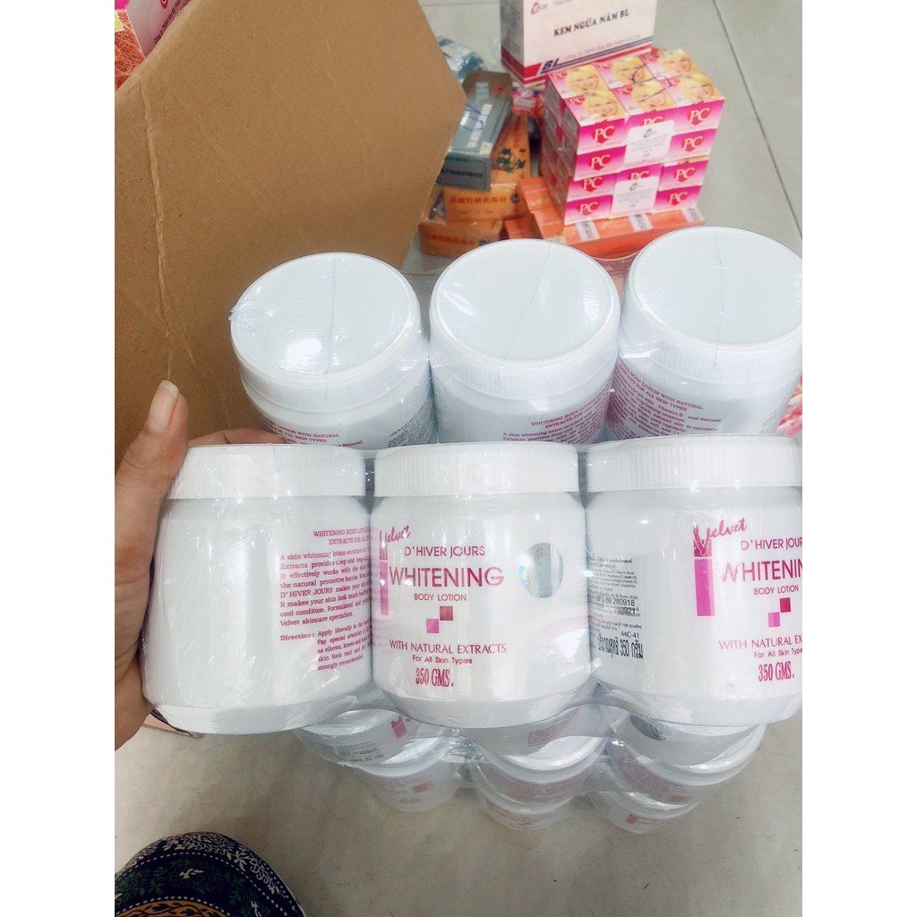 KEM DƯỠNG THỂ VELVET D' HIVER JOURS WHITENING TRẮNG DA THÁI LAN | BigBuy360 - bigbuy360.vn