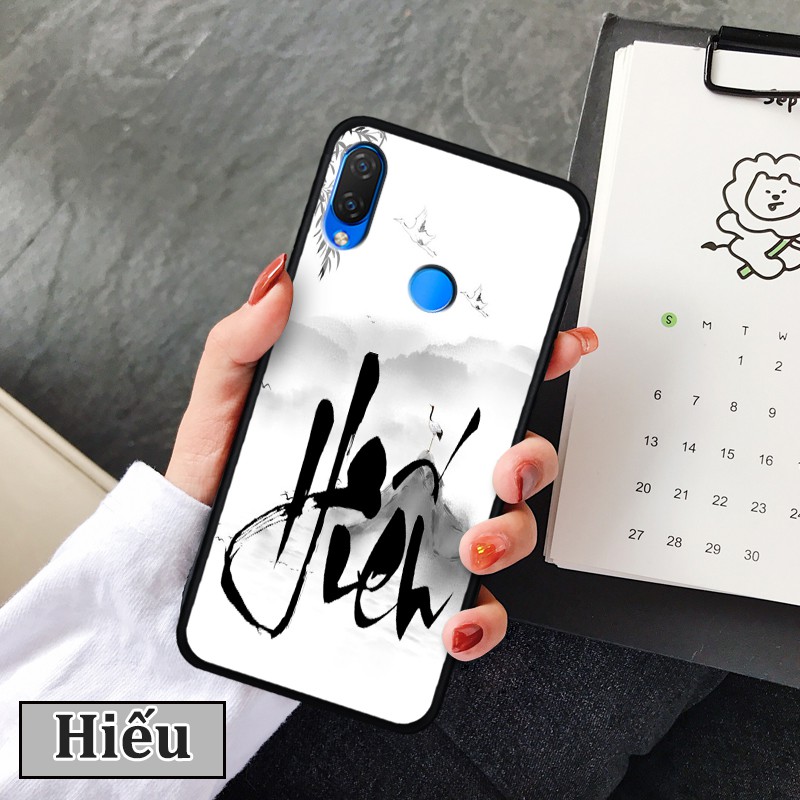 Ốp lưng Huawei Nova 3e/ 3i - In chữ thư pháp