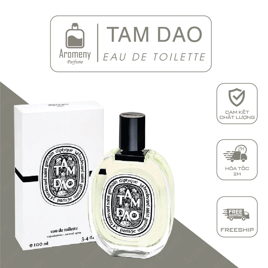 Nước hoa unisex Diptyque TAM DAO 75ml – Tinh dầu nước hoa lấy cảm hứng từ Việt Nam – hương gỗ xạ hương – Aromeny.Parfume