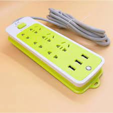 Ổ điện đa năng chống giật 9 ổ cắm 3 cổng USB tiện lợi, Ổ cắm đa năng nhập khẩu Thái Lan