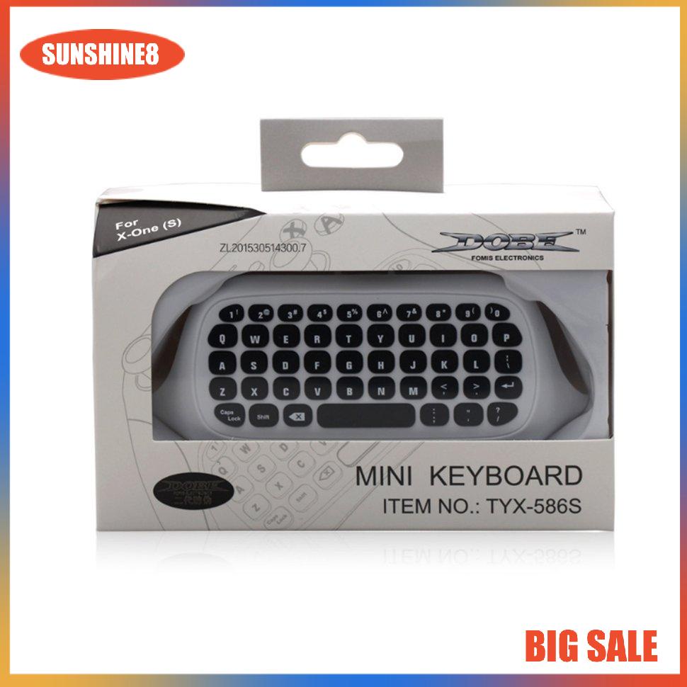 【SUN】TY-64 Wireless Chat pad Game Keyboard with Audio/Headset Jack for Xbox One