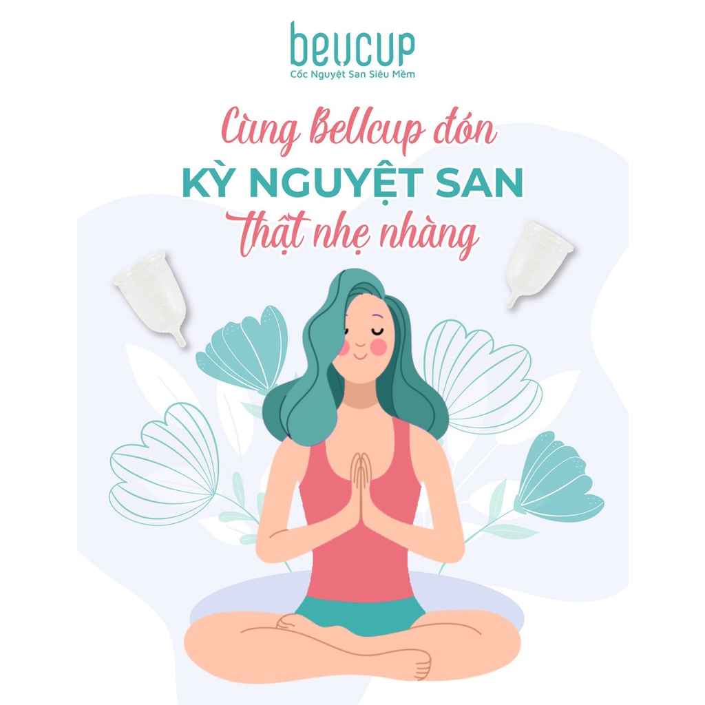 Cốc Nguyệt San BeUcup Silicon Y Tế Wacker Đức Siêu Mềm, Đạt Chuẩn FDA Hoa Kỳ