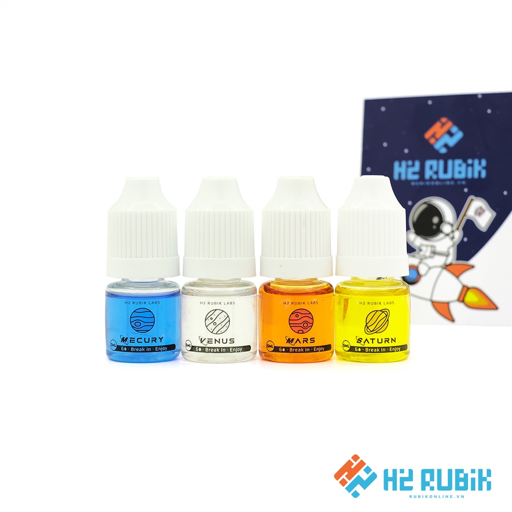 Dầu bôi trơn rubik Orbit Lubes Mercury Venus Mars Saturn cao cấp gốc silicone-based - H2 Rubik Shop