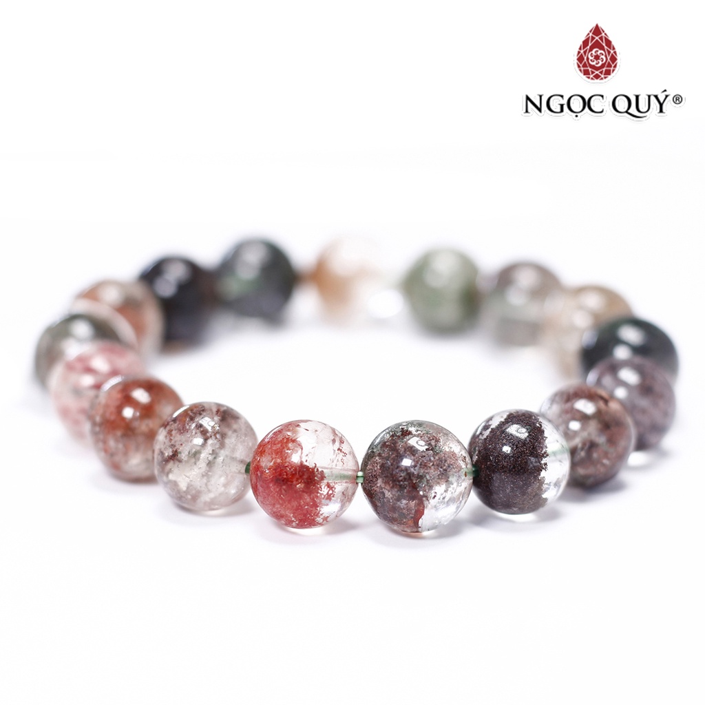 Vòng tay trơn TA ưu linh đa sắc - Ngọc Quý