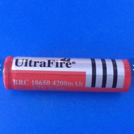 Giá Tốt - Pin sạc UltraFire BRC 18650 4200mAh 3,7V li-iion